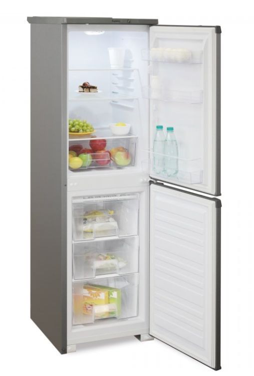 Холодильник БИРЮСА M120 205л металлик