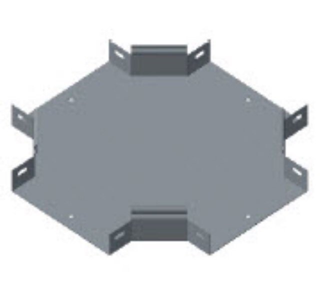 Х- ответвитель лестничный 80х500 мм, толщина 1,5 мм, сендзимир