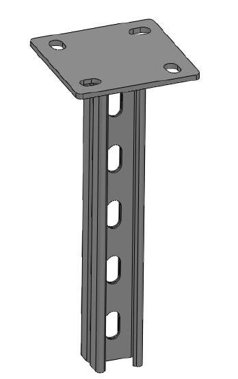Страт-стойка двойная 41х21, длиной 1100 мм, сендзимир