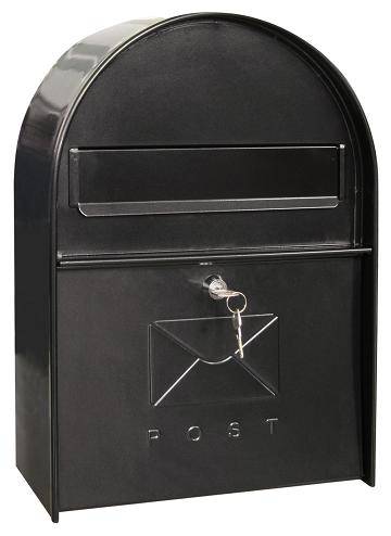Ящик почтовый ВН-26 черный для писем и квитанций корпоративный