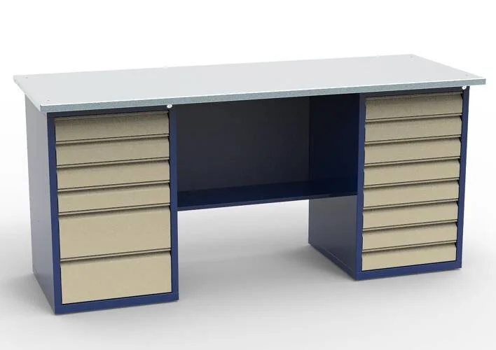 Верстак слесарный двухтумбовый СВ-2Т.06.08.19