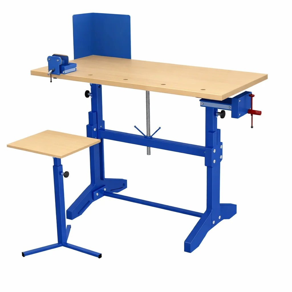 Верстак ученический на чугунном основании ВК-1(у)