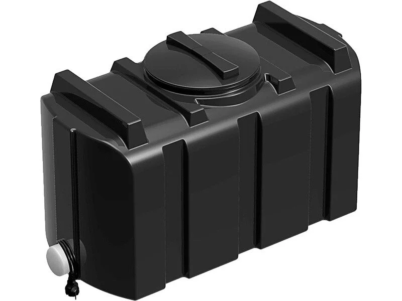 Бак для душа 200 литров с подогревом R 200 чёрный