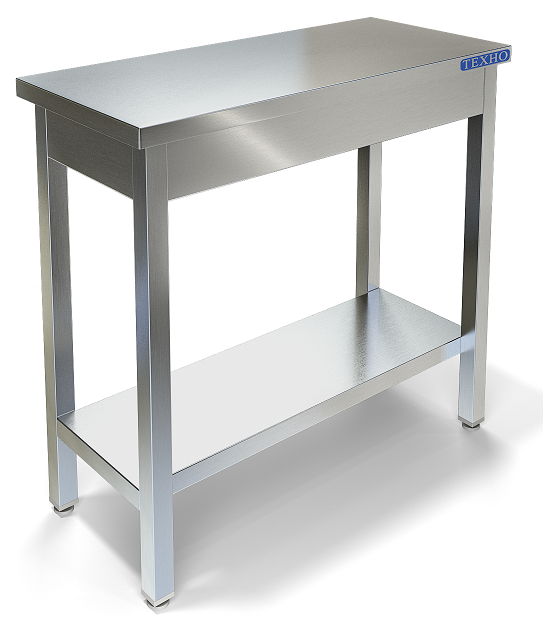 Разделочный стол вставка для тепловой линии, каркас труба СП-123/409Б (400x900x850 мм)