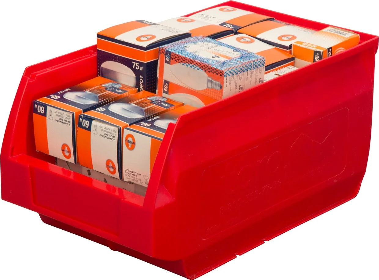 Ящик Napoli 400х230х200 PP черный антистатичный 5004 ESD