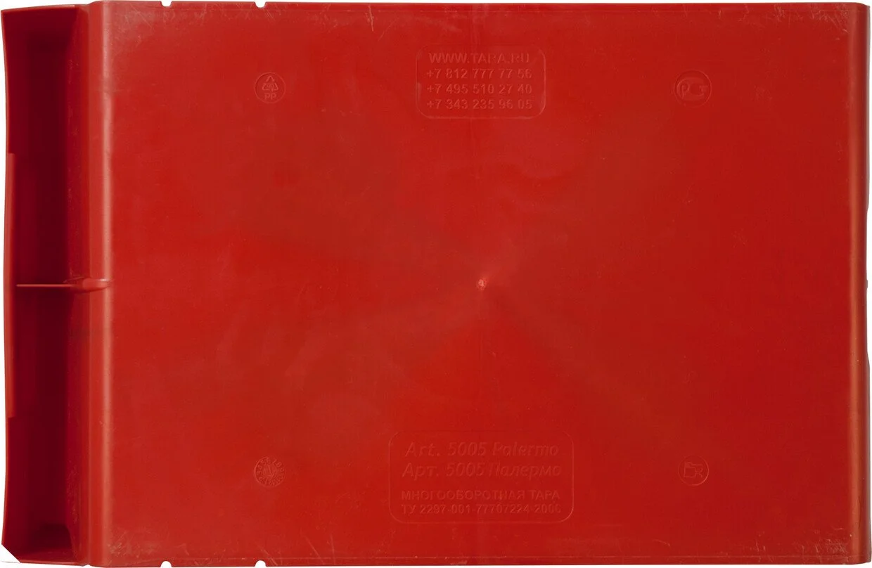 Ящик Palermo 500х310х200 PP черный антистатичный 5005 ESD