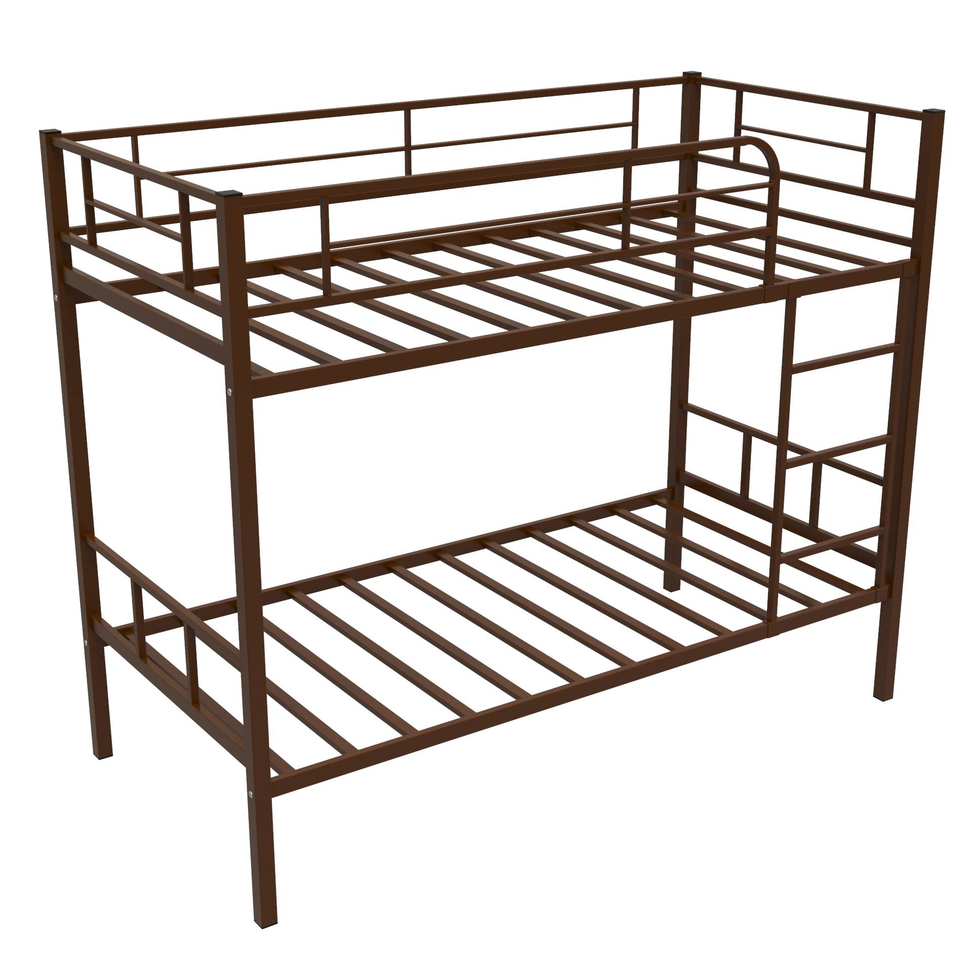 Фото кровать двухъярусная металлическая - севилья-2 (redford) коричневая